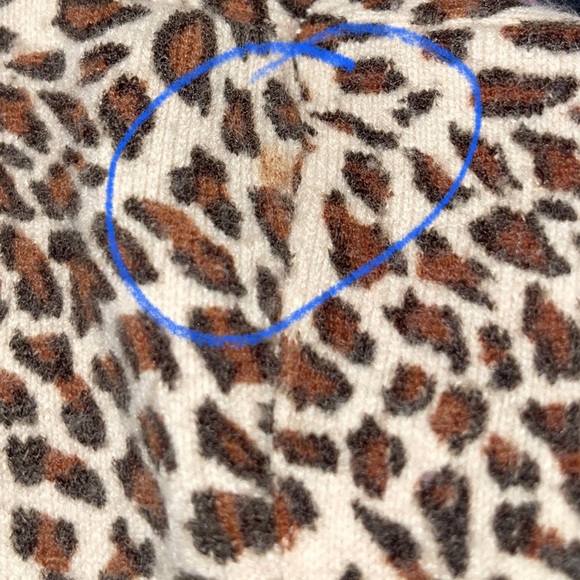 Vintage Forever 21 Fuzzy Leopard Print Halter Crop Top - Picture 6 of 8